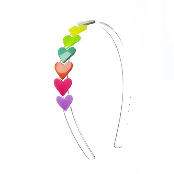 Centipede Heart Neon Headband