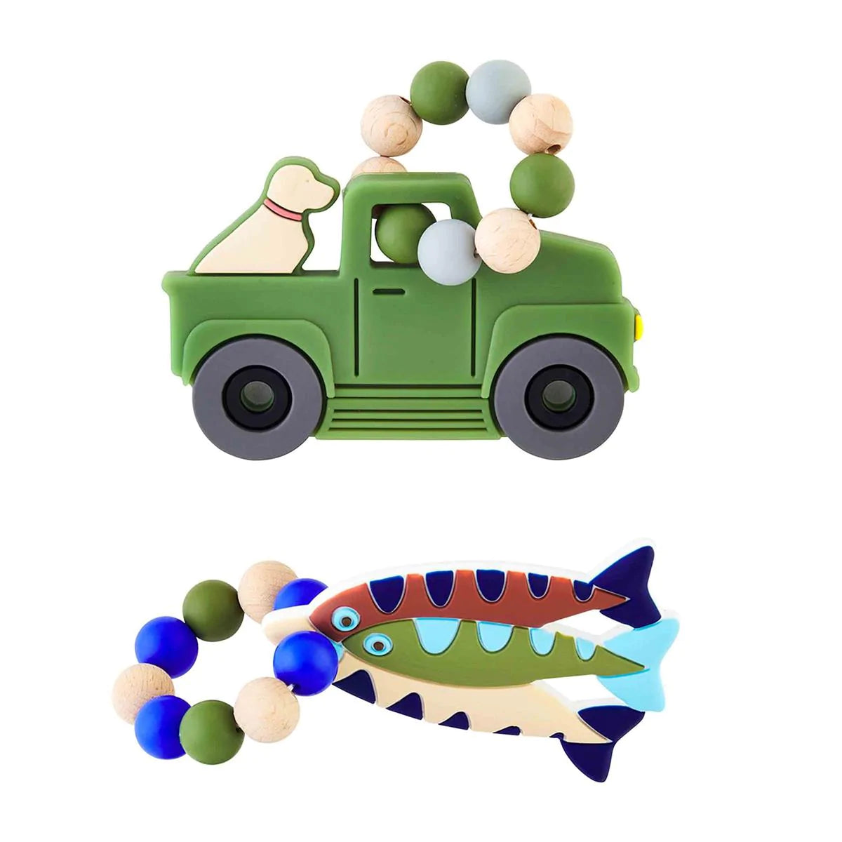 Dog in Truck Teether – Milby's Just Kids