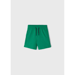 Basic Fleece Shorts-Clover Green