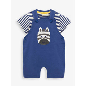 Zebra Pocket Dungarees Set
