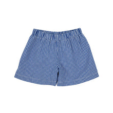 Load image into Gallery viewer, Shelton Shorts- Rockefeller Royal Gingham/ Worth Ave White
