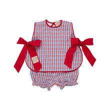Load image into Gallery viewer, Talbott Tie Side- Provincetown Plaid/ Richmond Red

