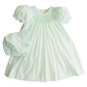 Smocked Daygown with Raglan Embroidery