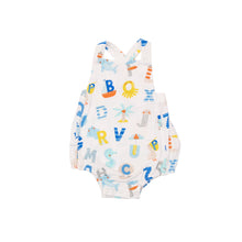 Load image into Gallery viewer, Nautical ABC Retro Sunsuit
