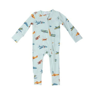 Airplanes Two Way Zipper Romper